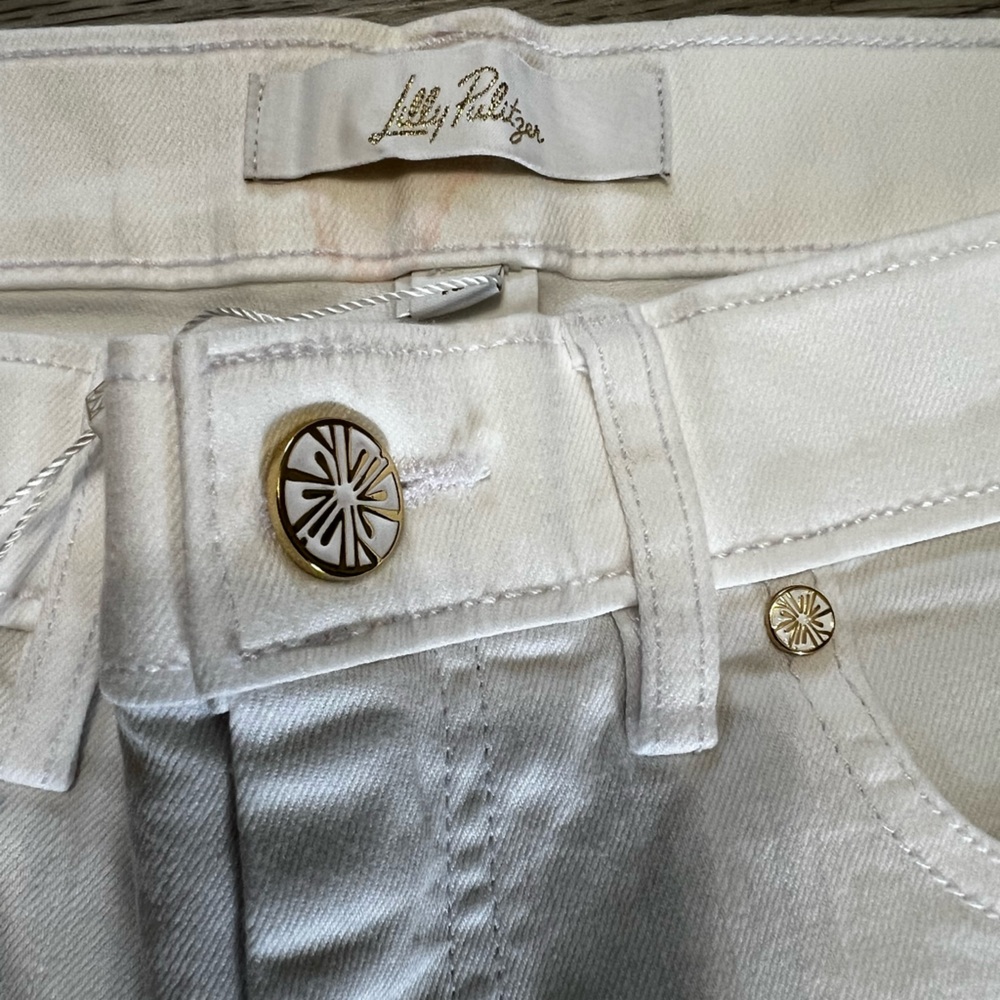 Lily Pulitzer 29" South Ocean High-Rise Skinny Jean size 10 - Picture 3 of 9